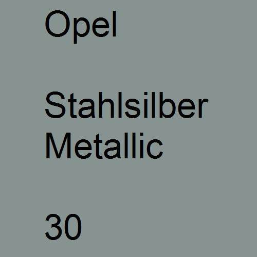 Opel, Stahlsilber Metallic, 030.